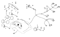 Headlight, Instruments, And Wiring Assemblies