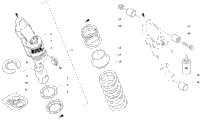 Rear Suspension Front Arm Shock Absorber