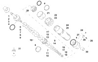 Rear Suspension Front Arm Shock Absorber