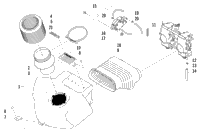 Air Silencer, Carburetor, And Fuel Pump Assembly