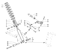 Shock Absorber And Sway Bar Assembly