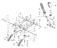 Rear Suspension Front Arm Assembly