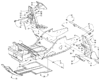 Front Frame And Footrest Assembly
