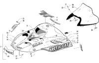 Hood And Windshield Assembly