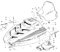 Hood And Windshield Assembly