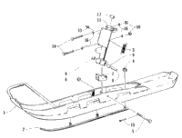 Ski And Spindle Assembly