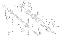 Rear Suspension Front Arm Shock Absorber