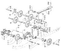 Rear Suspension Axle Assembly
