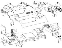 Gas Tank, Seat, And Taillight Assemblies