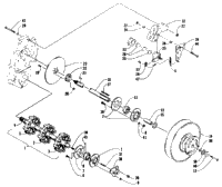 Drive Train Shafts And Brake Assemblies