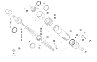 Rear Suspension Front Arm Shock Absorber