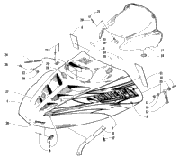 Hood And Windshield Assembly