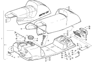Gas Tank, Seat, And Taillight Assembly
