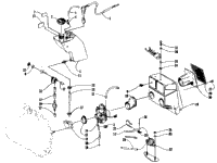 Oil Tank, Carburetor, Fuel Pump, And Silencer