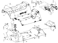 Gas Tank, Seat, And Taillight Assemblies