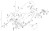 Gas Tank, Seat, And Taillight Assembly