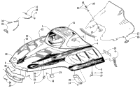 Hood And Windshield Assembly