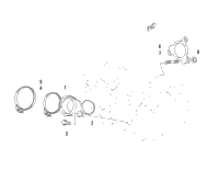 Exhaust Manifold Gasket/Intake Flange Assembly