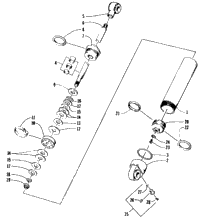 Rear Suspension Rear Arm Shock Absorber