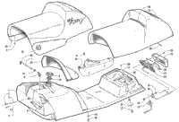 Gas Tank, Seat, And Taillight Assembly