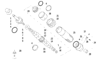 Rear Suspension Front Arm Shock Absorber