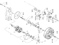 Drive Train Shafts And Brake Assemblies