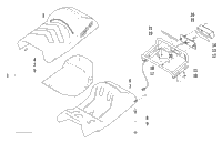 Seat, Rack, And Taillight Assembly