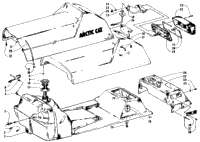 Gas Tank, Seat, And Taillight Assemblies