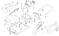 Rear Bumper, Rack Rail, Snowflap, And Taillight Assembly