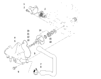 Water Pump And Thermostat