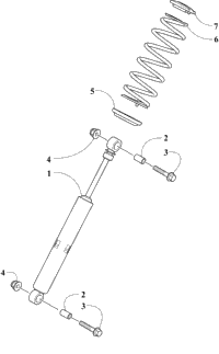 Rear Suspension Rear Arm Shock Absorber