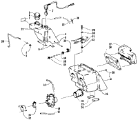 Oil Tank, Carburetor, Fuel Pump, And Silencer