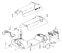 Gas Tank, Seat, And Taillight Assembly