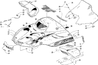 Hood And Windshield Assembly