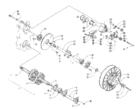 Drive Train Shafts And Brake Assemblies