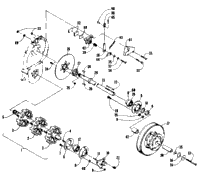 Drive Train Shafts And Brake Assemblies