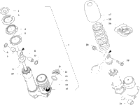 Rear Suspension Front Arm Shock Absorber