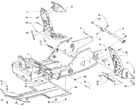 Front Frame And Footrest Assembly