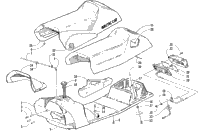 Gas Tank, Seat And Taillight Assembly