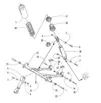 Rear Suspension Front Arm Assembly