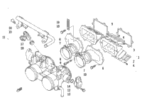 Reed Valve/Throttle Body Assembly