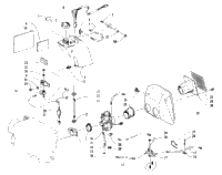 Oil Tank, Carburetor, Fuel Pump, And Silencer