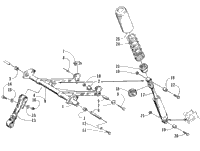 Rear Suspension Front Arm Assembly