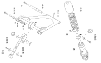Rear Suspension Front Arm Assembly
