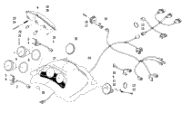 Headlight, Instruments, And Wiring Assemblies