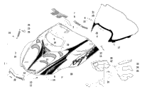 Hood And Windshield Assembly
