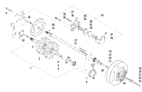 Drive Train Shafts And Brake Assemblies