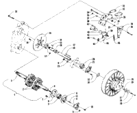 Drive Train Shafts And Brake Assemblies