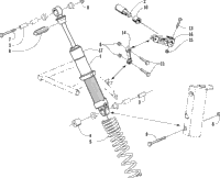 Shock Absorber And Sway Bar Assembly