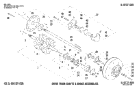 Drive Train Shafts And Brake Assemblies